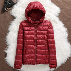 Women's Puffer Jacket, Hooded Quilted Insulated Winter Coat