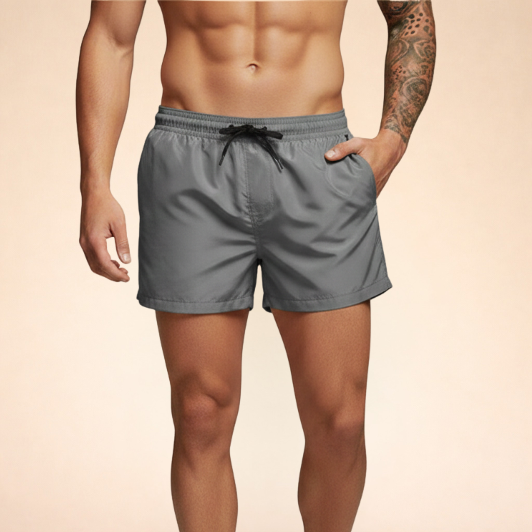 Trendy Quick-Dry Swim Shorts for Men