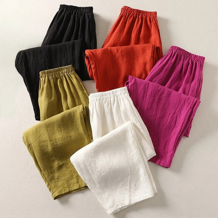 Tessa | Easy Comfort Trousers – Linen Cotton Blend