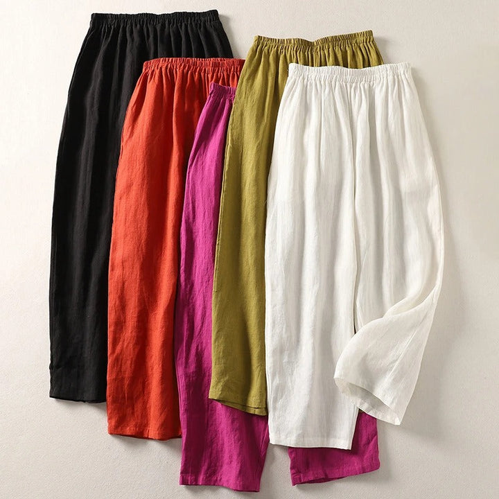 Tessa | Easy Comfort Trousers – Linen Cotton Blend