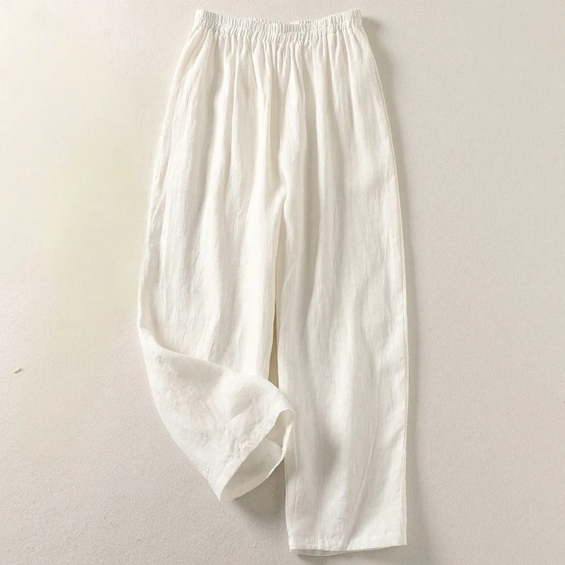 Tessa | Easy Comfort Trousers – Linen Cotton Blend
