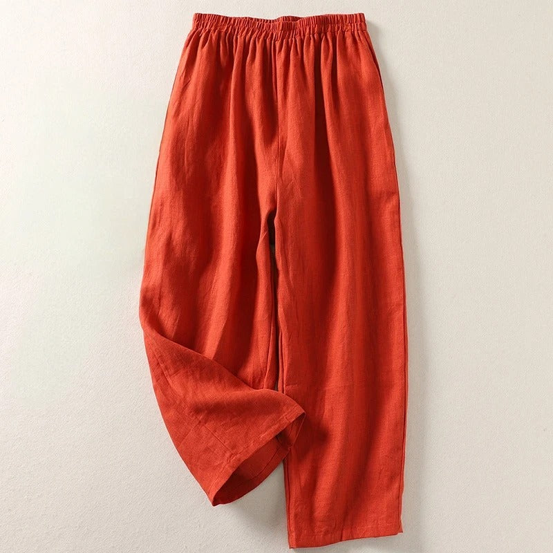 Tessa | Easy Comfort Trousers – Linen Cotton Blend