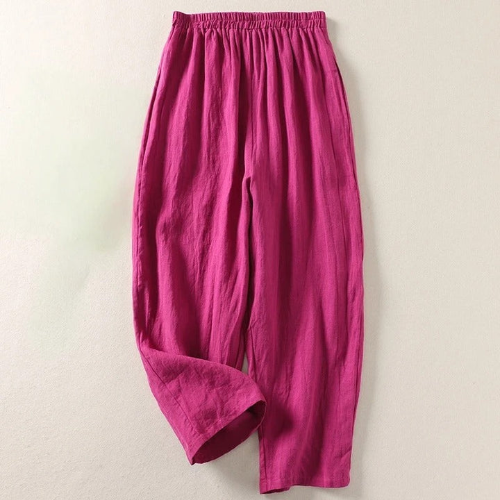 Tessa | Easy Comfort Trousers – Linen Cotton Blend