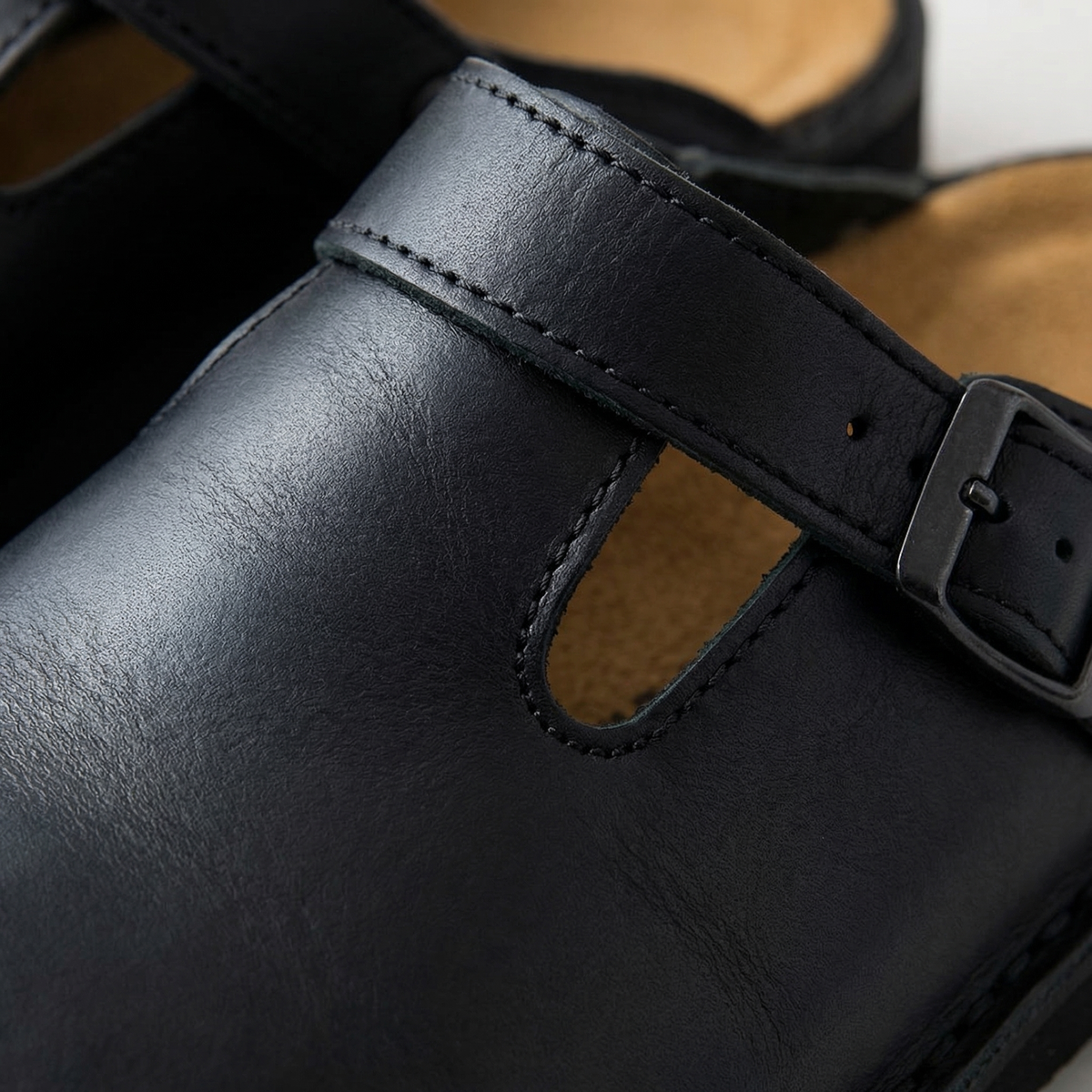 Margaux Clogs Leather Look Slip On
