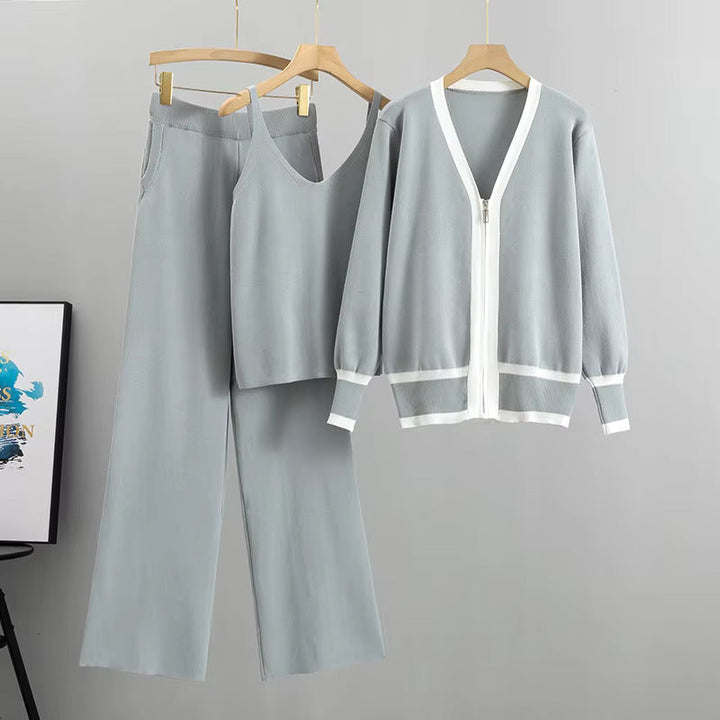Elina | Elegant Knitted 3-piece Set - Relaxed elegance. No effort required.