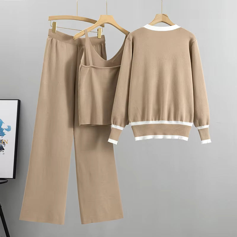 Elina | Elegant Knitted 3-piece Set - Relaxed elegance. No effort required.