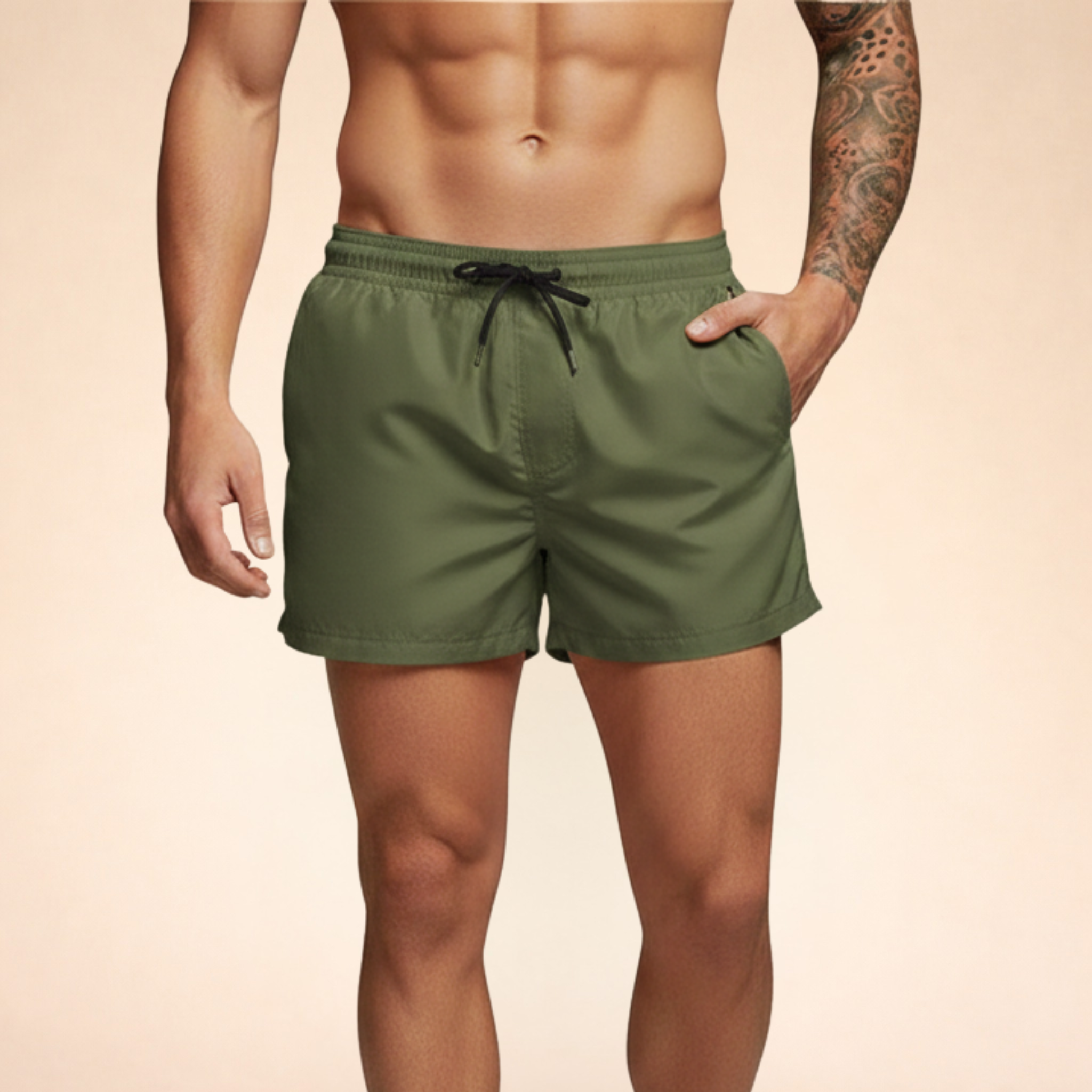 Trendy Quick-Dry Swim Shorts for Men