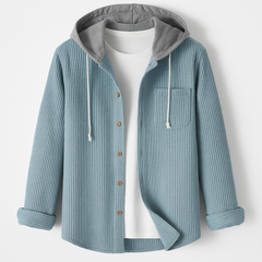 Men's Corduroy Hooded Jacket