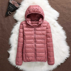 Women's Puffer Jacket, Hooded Quilted Insulated Winter Coat