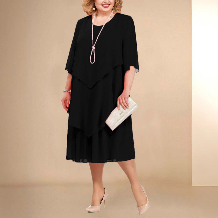 Elegant Flowy Chiffon Maxi Dress for Women