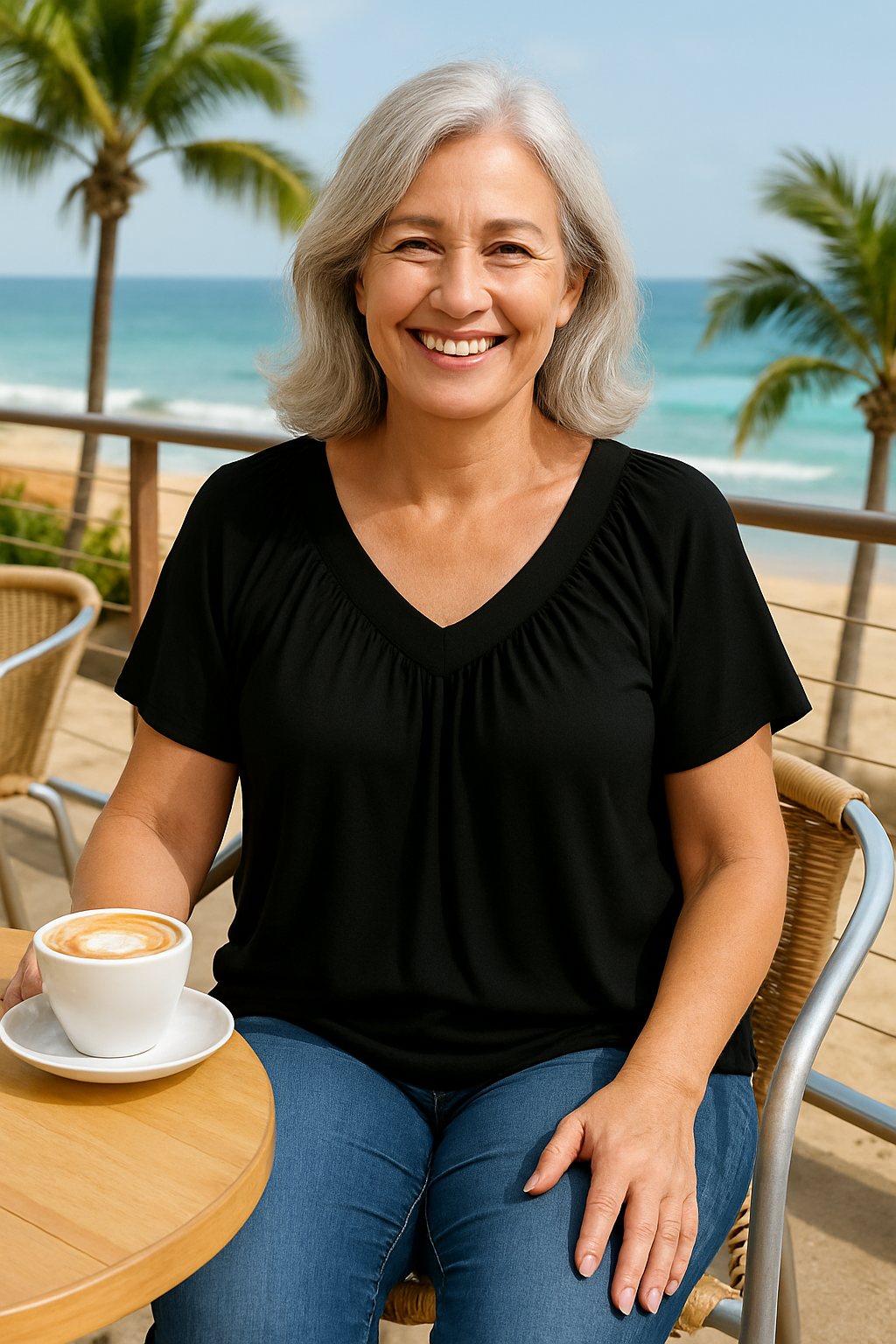 Maris | Luxe Comfort Top – Flattering Ease for Every Day