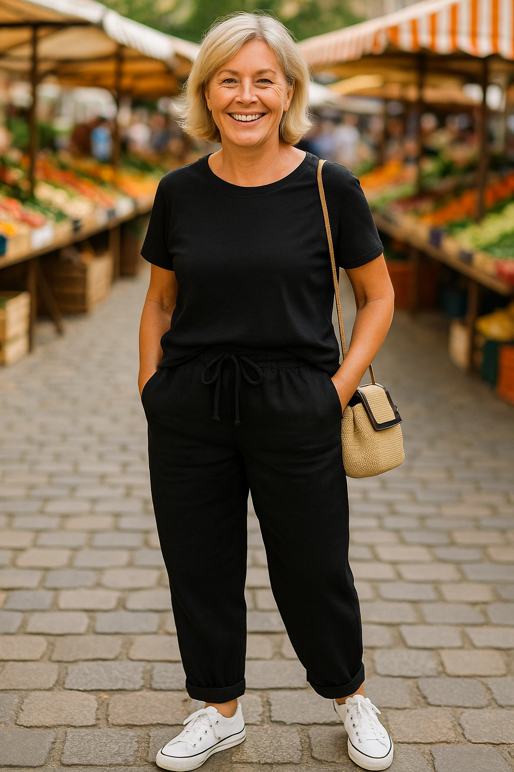 Thea | Comfort Linen Trousers - Cool & Comfortable