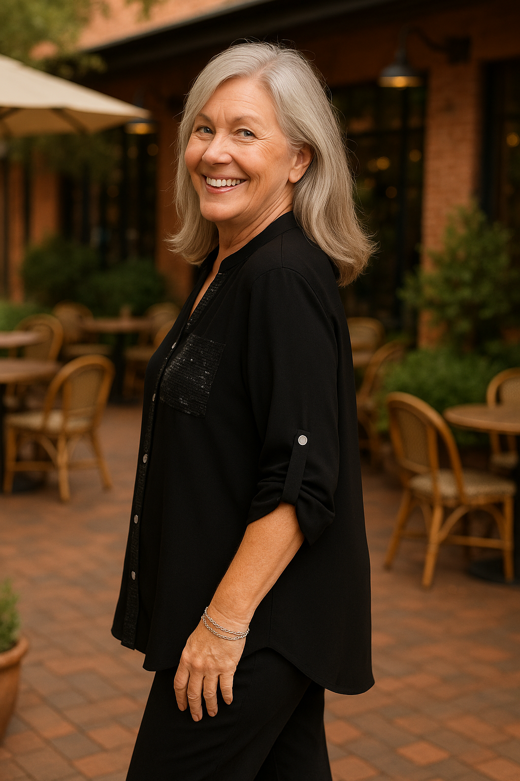 Sofia | Soft Glam Blouse - Comfort. Confidence. Effortless.
