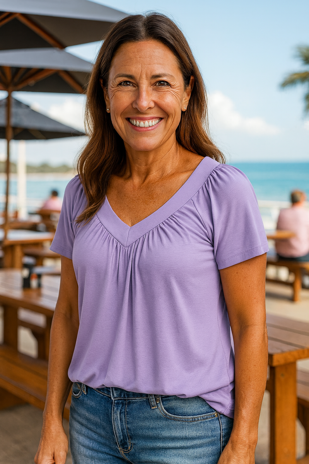 Maris | Luxe Comfort Top – Flattering Ease for Every Day