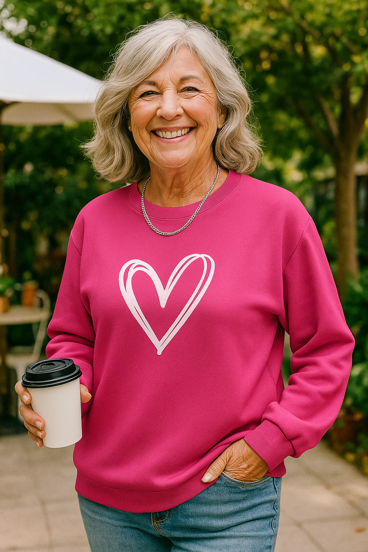 Livia | Soft Knit Heart Sweater - Feel good. Look lovely.
