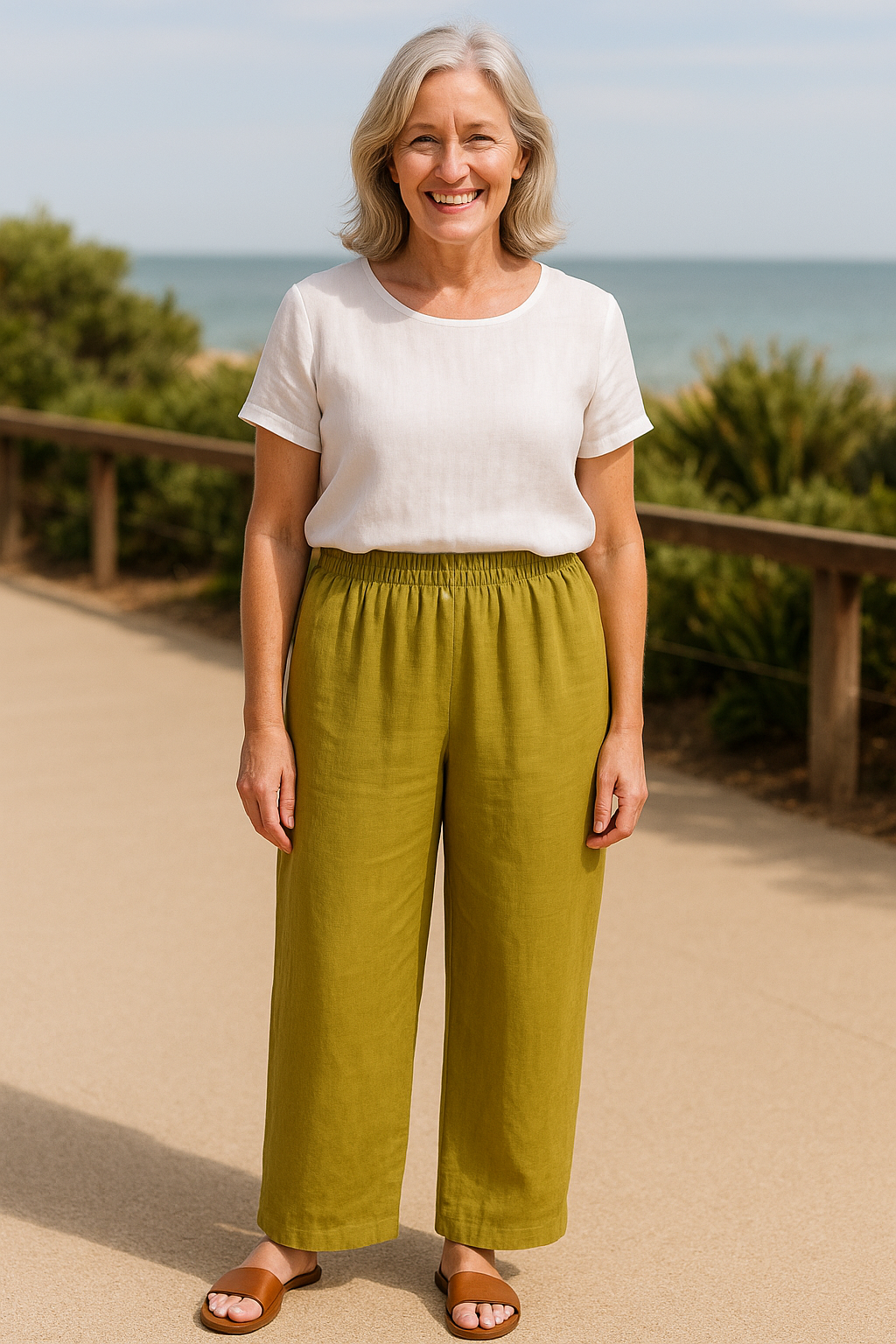 Tessa | Easy Comfort Trousers – Linen Cotton Blend