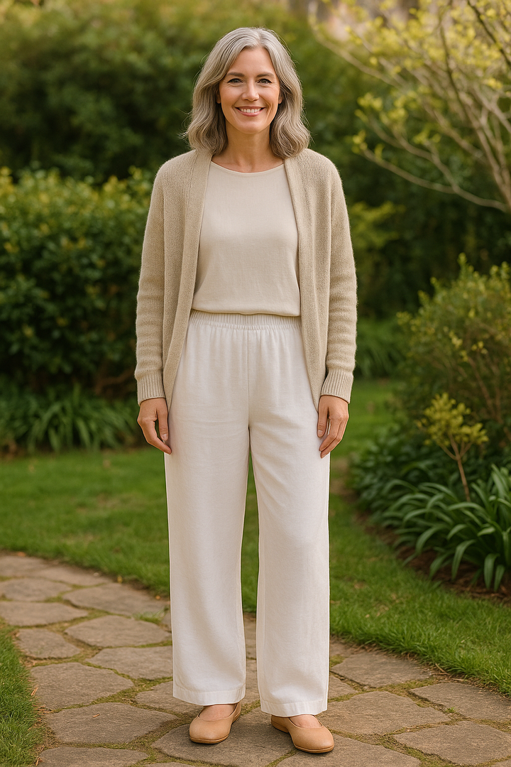 Tessa | Easy Comfort Trousers – Linen Cotton Blend