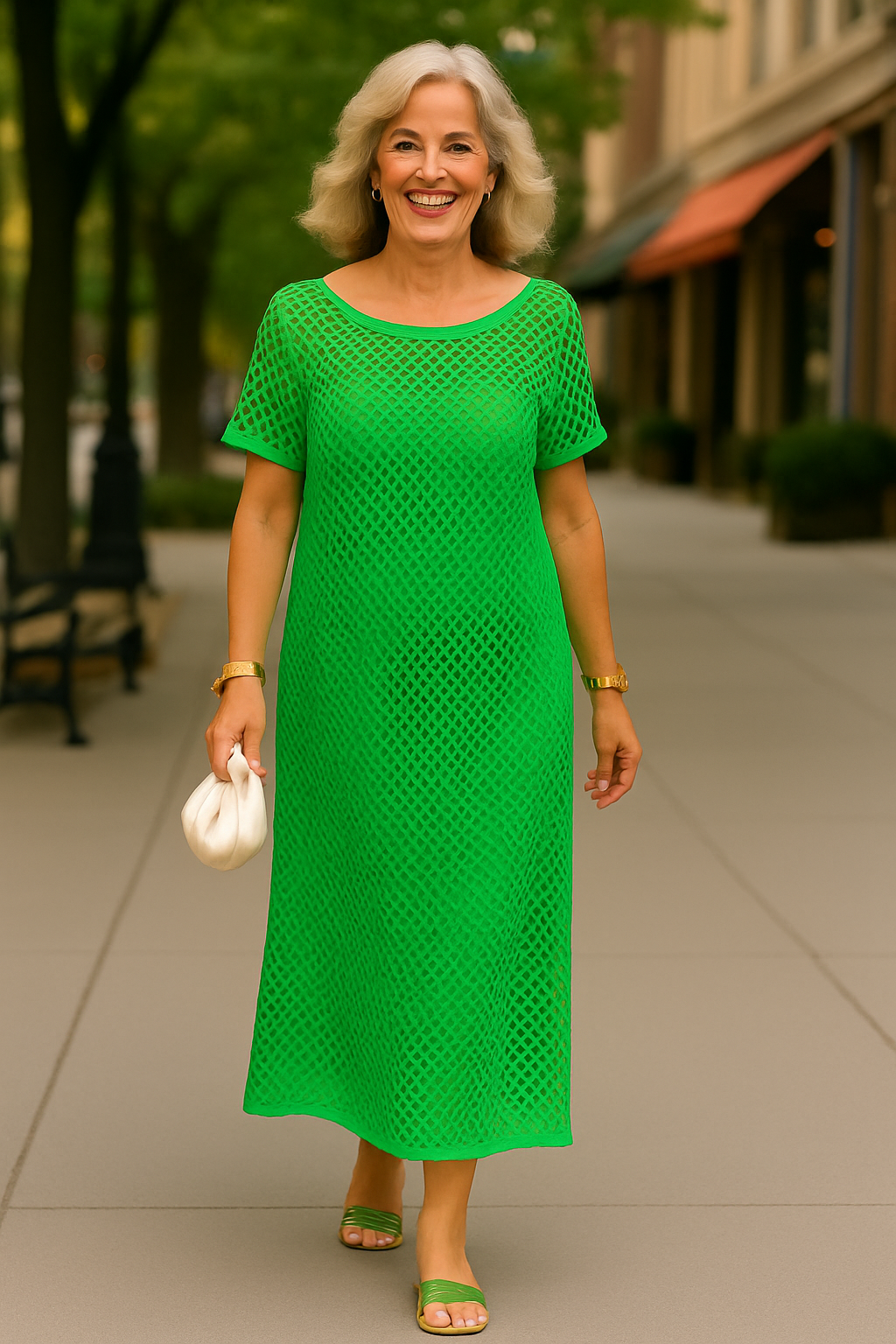 Celestia | Two-Piece Boat Neck Dress