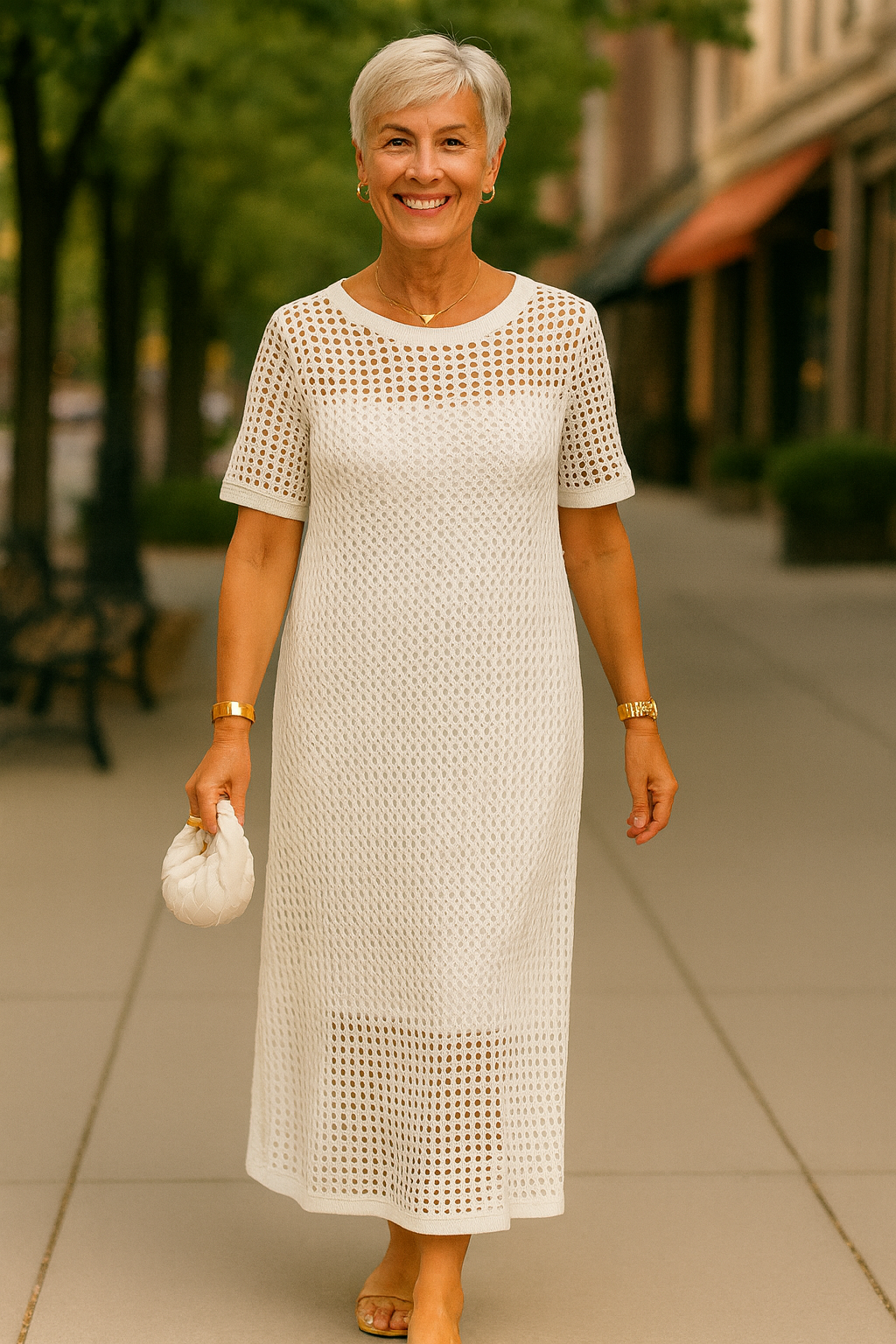 Celestia | Two-Piece Boat Neck Dress