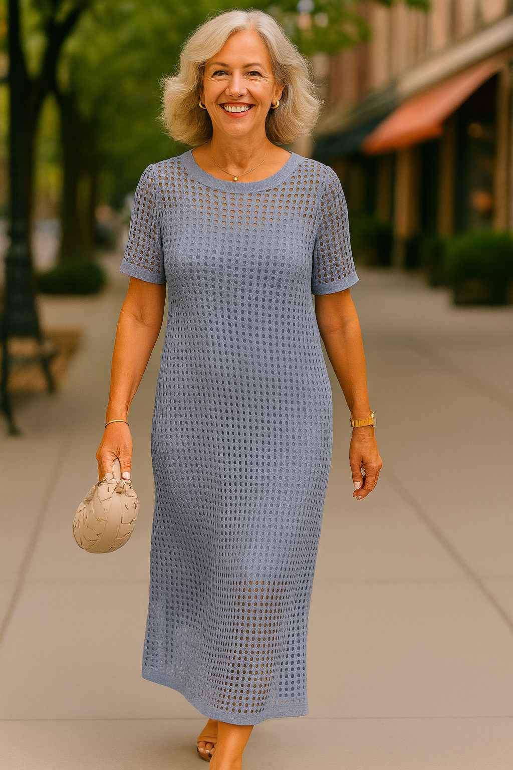 Celestia | Two-Piece Boat Neck Dress