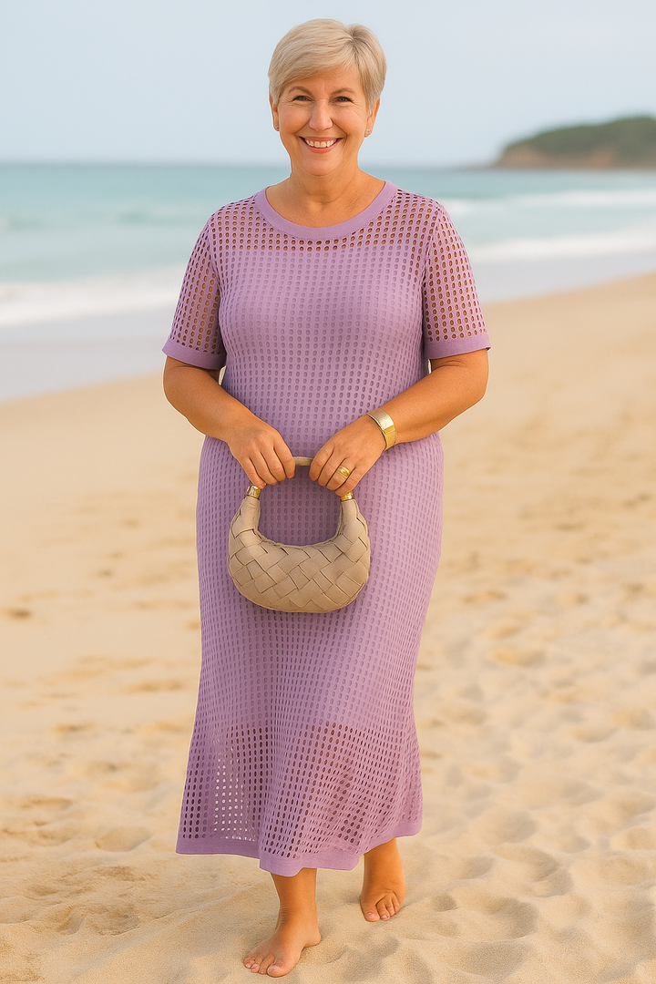 Celestia | Two-Piece Boat Neck Dress
