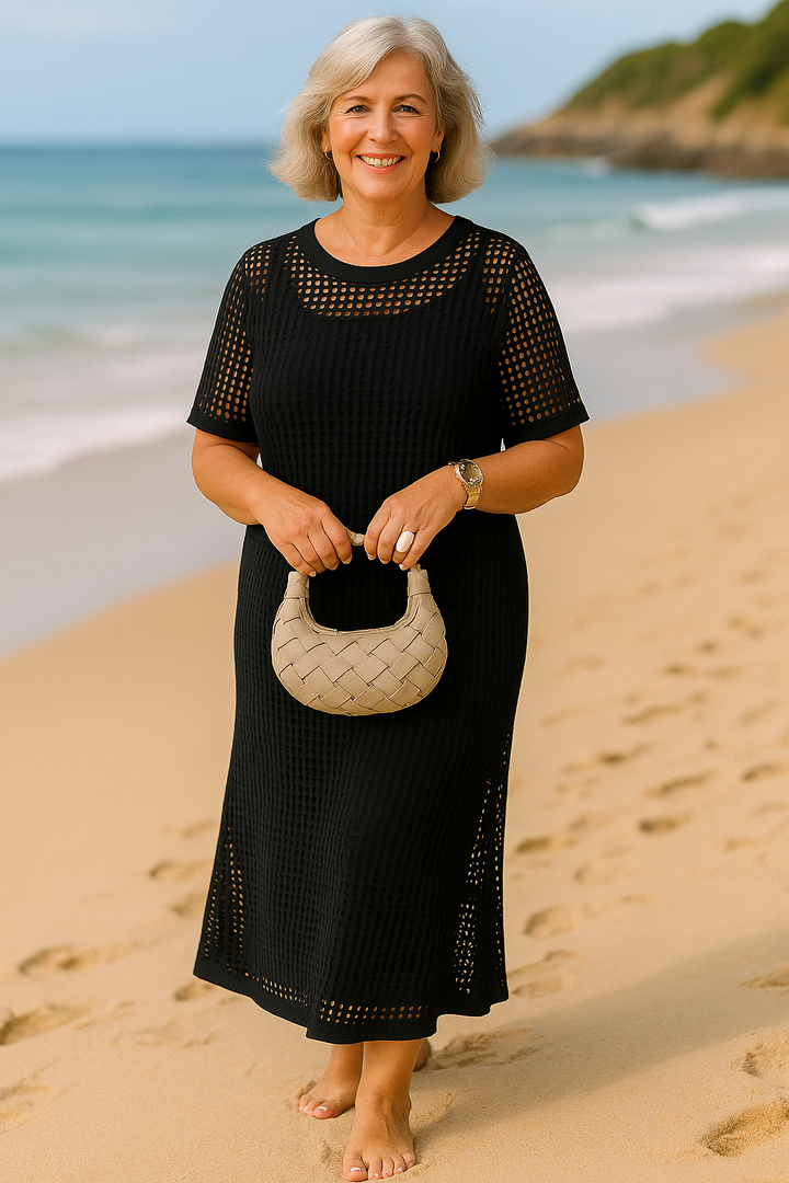 Celestia | Two-Piece Boat Neck Dress