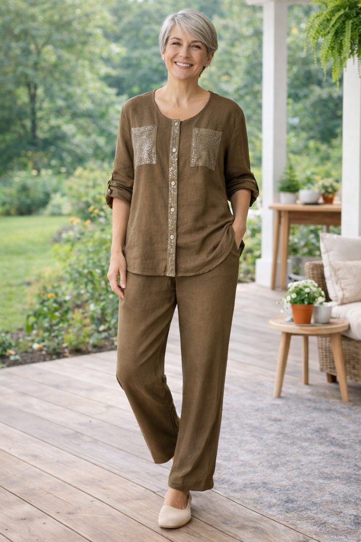 Alma | Polished Two-Piece Set – Effortless Style, All-Day Comfort