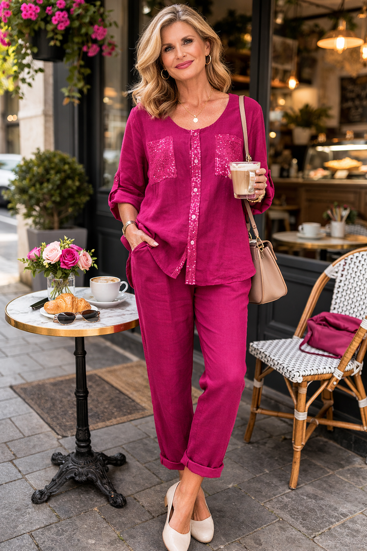 Alma | Polished Two-Piece Set – Effortless Style, All-Day Comfort