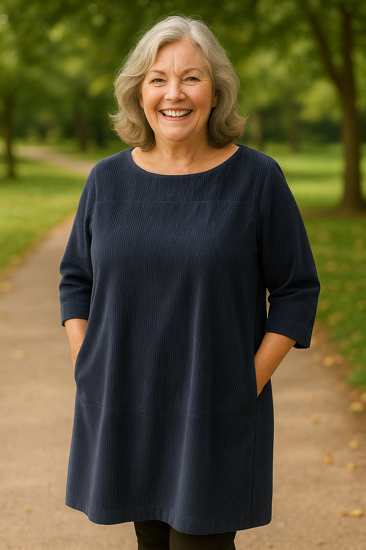 Marley | Soft Cord Tunic – Effortless Comfort, Quiet Elegance