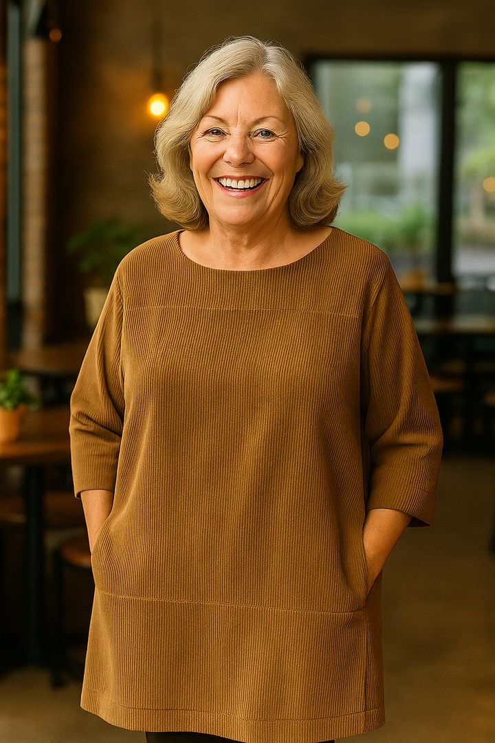 Marley | Soft Cord Tunic – Effortless Comfort, Quiet Elegance