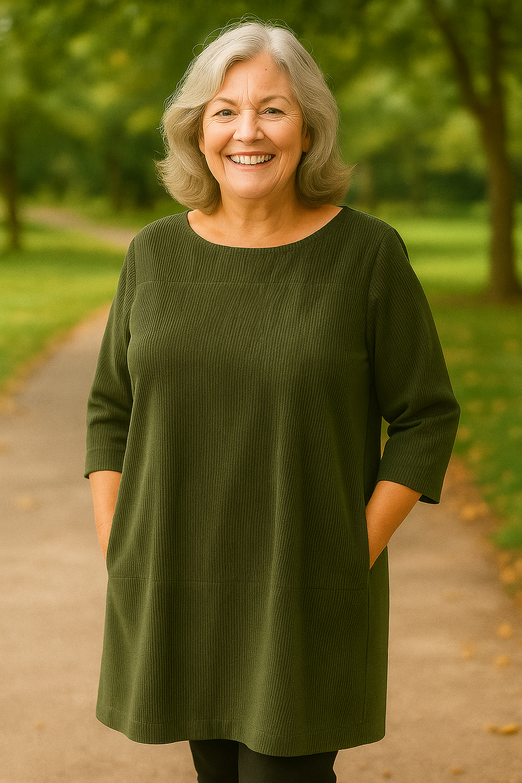 Marley | Soft Cord Tunic – Effortless Comfort, Quiet Elegance