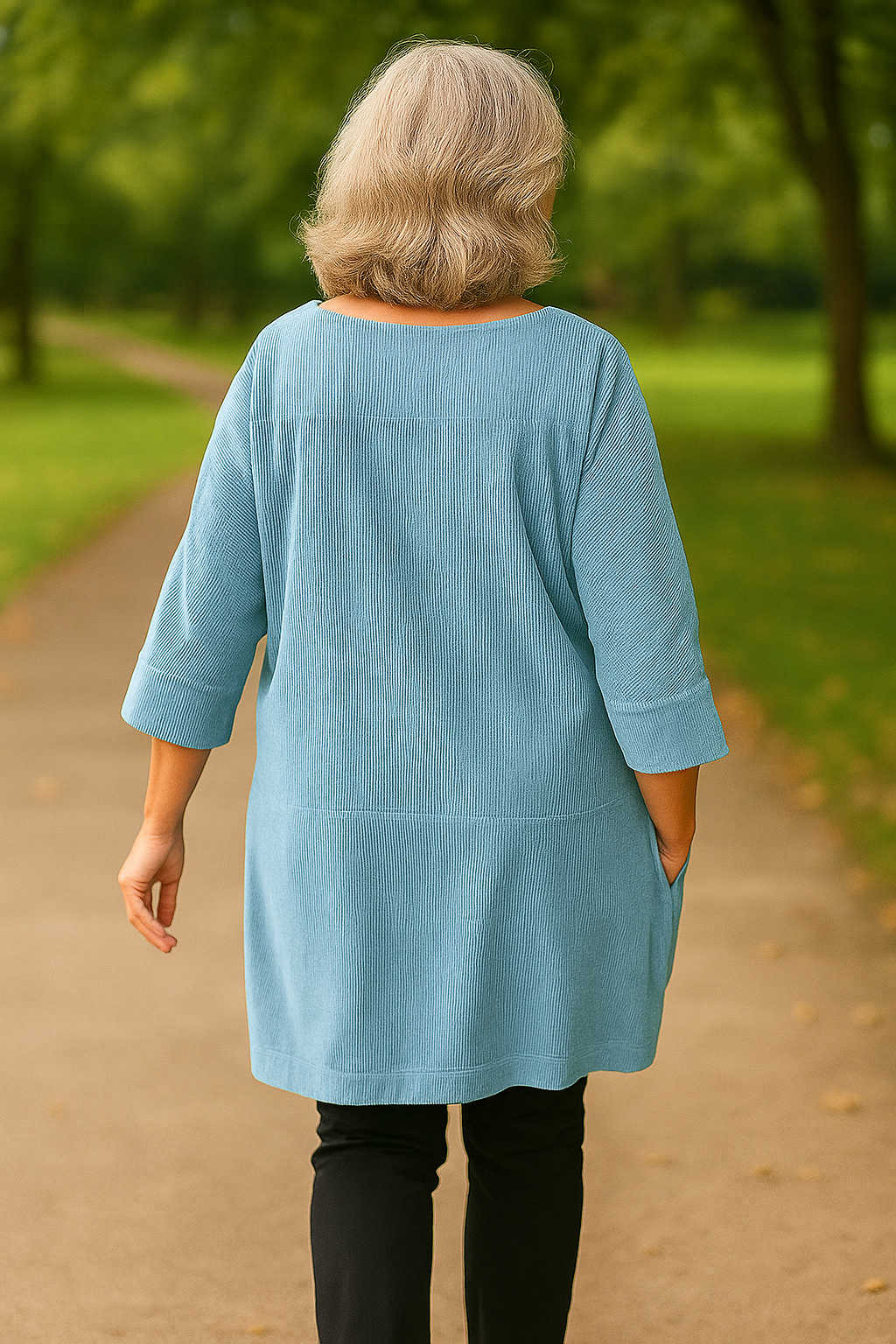 Marley | Soft Cord Tunic – Effortless Comfort, Quiet Elegance