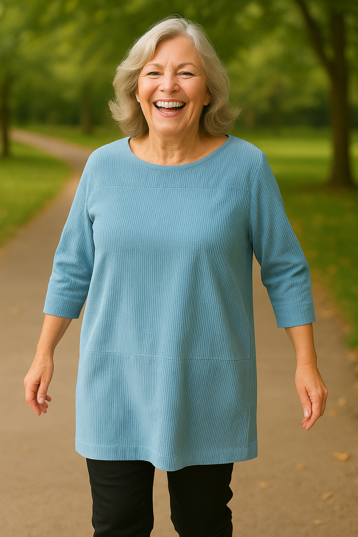 Marley | Soft Cord Tunic – Effortless Comfort, Quiet Elegance