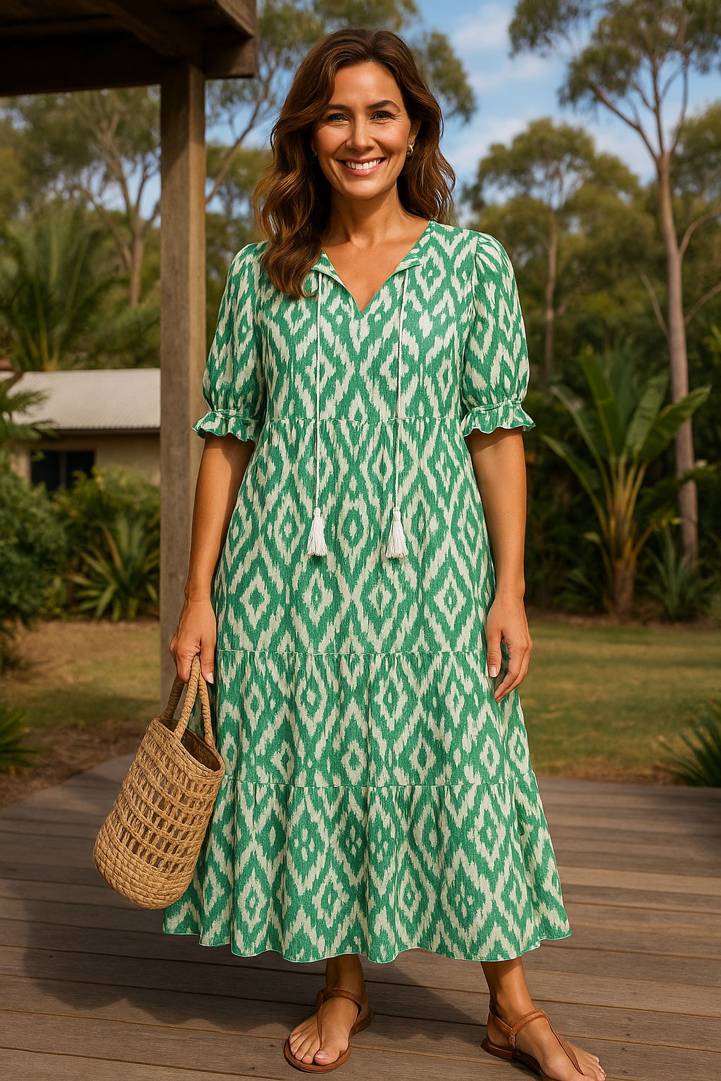 Elviera | Boho Tummy Coverage Dress