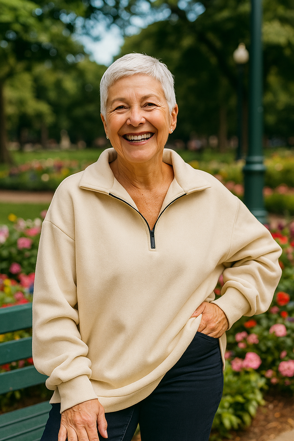 Bindi Quarter-Zip Knit