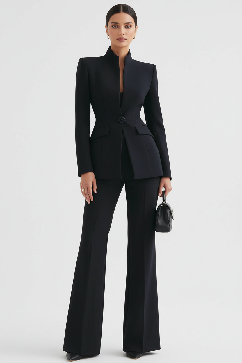 Blazer & Palazzo Trouser Set for Women