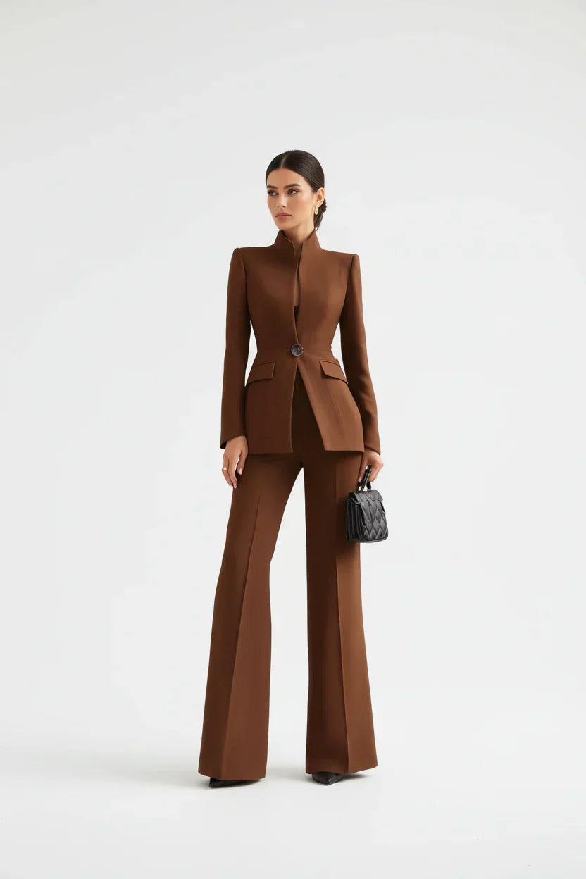 Blazer & Palazzo Trouser Set for Women