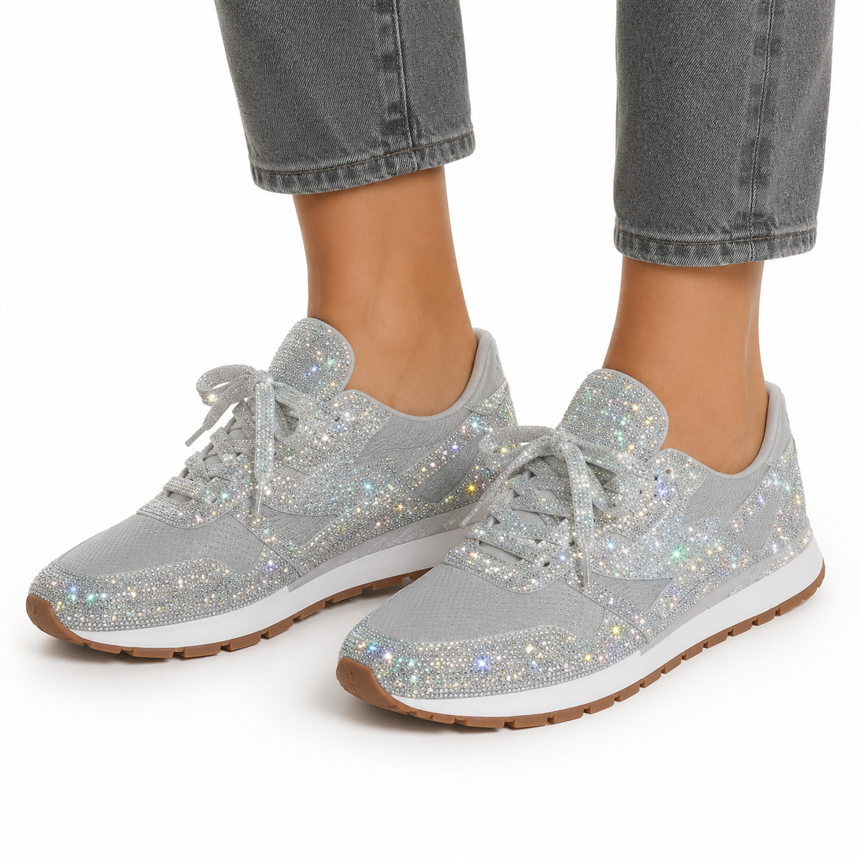 Glitter Sequin Sneakers for Women