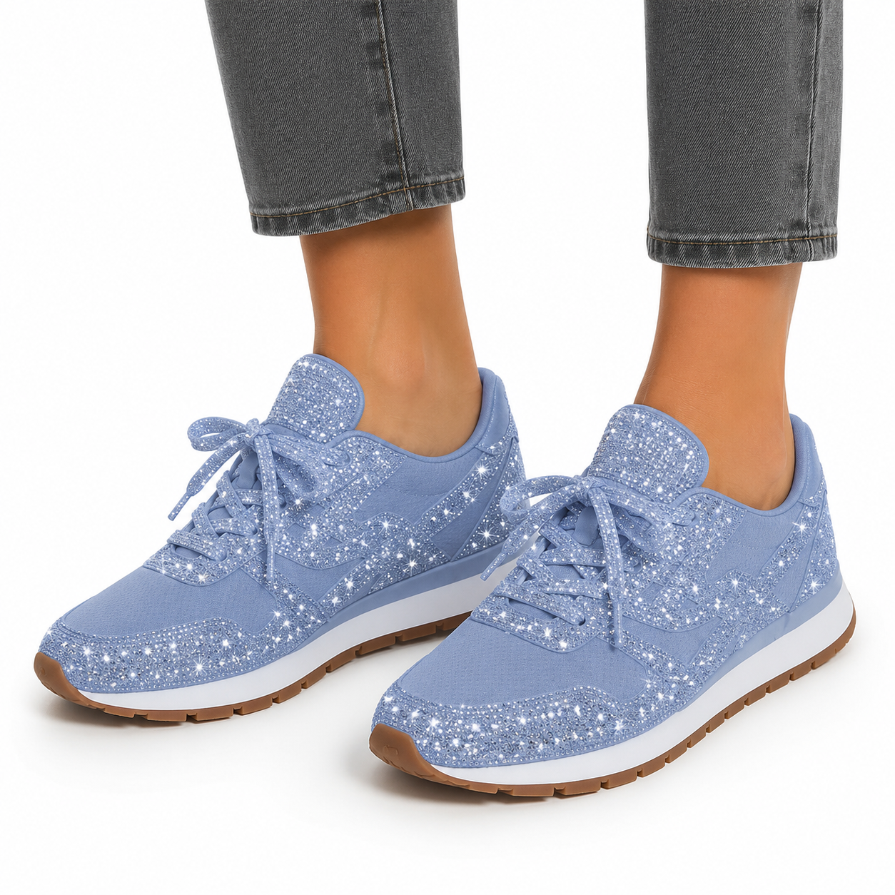 Glitter Sequin Sneakers for Women
