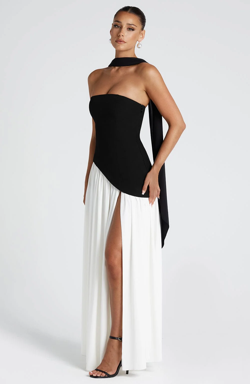 Adelia | Strapless Maxi Dresses, Autumn Wedding Guest Dresses, Formal Dresses for Women, Evening Party Dresses