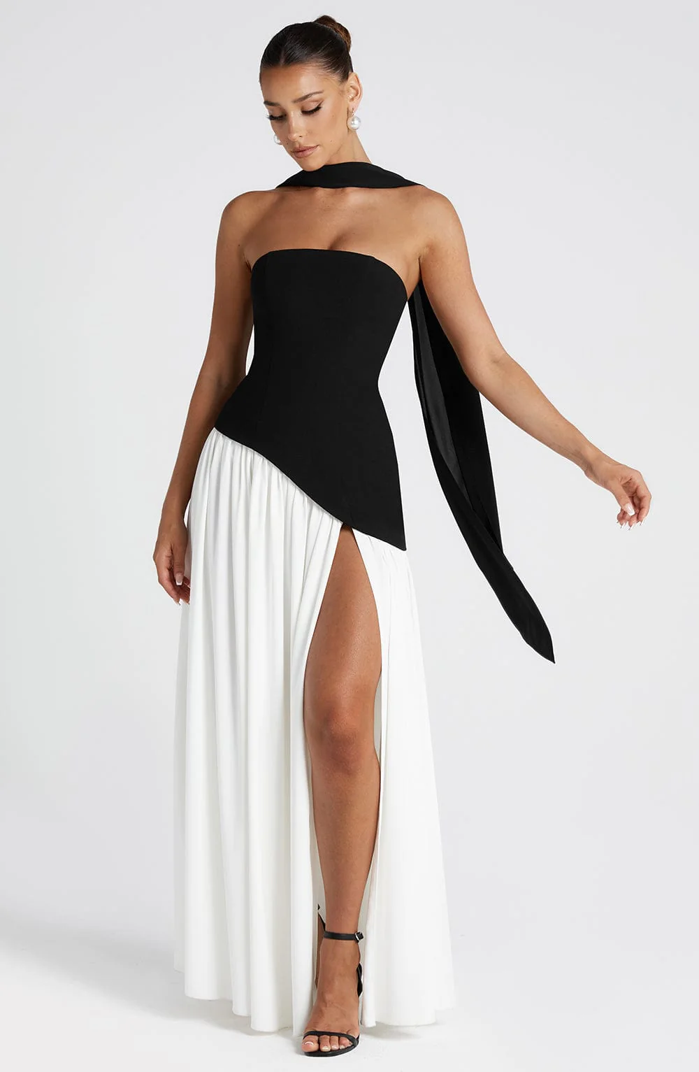 Adelia | Strapless Maxi Dresses, Autumn Wedding Guest Dresses, Formal Dresses for Women, Evening Party Dresses
