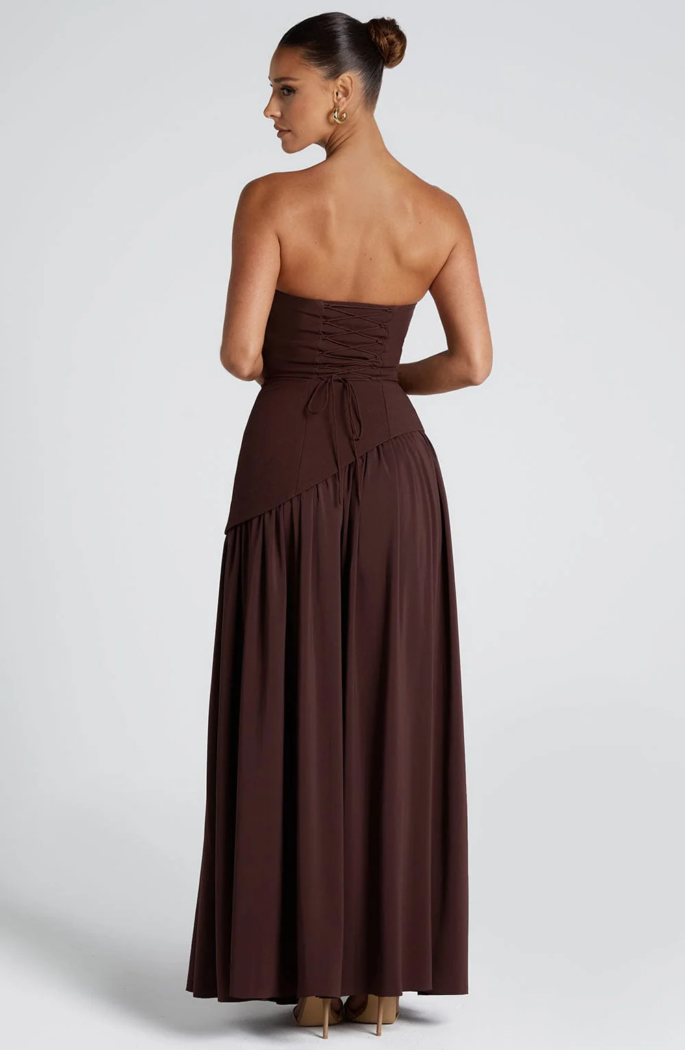 Adelia | Strapless Maxi Dresses, Autumn Wedding Guest Dresses, Formal Dresses for Women, Evening Party Dresses