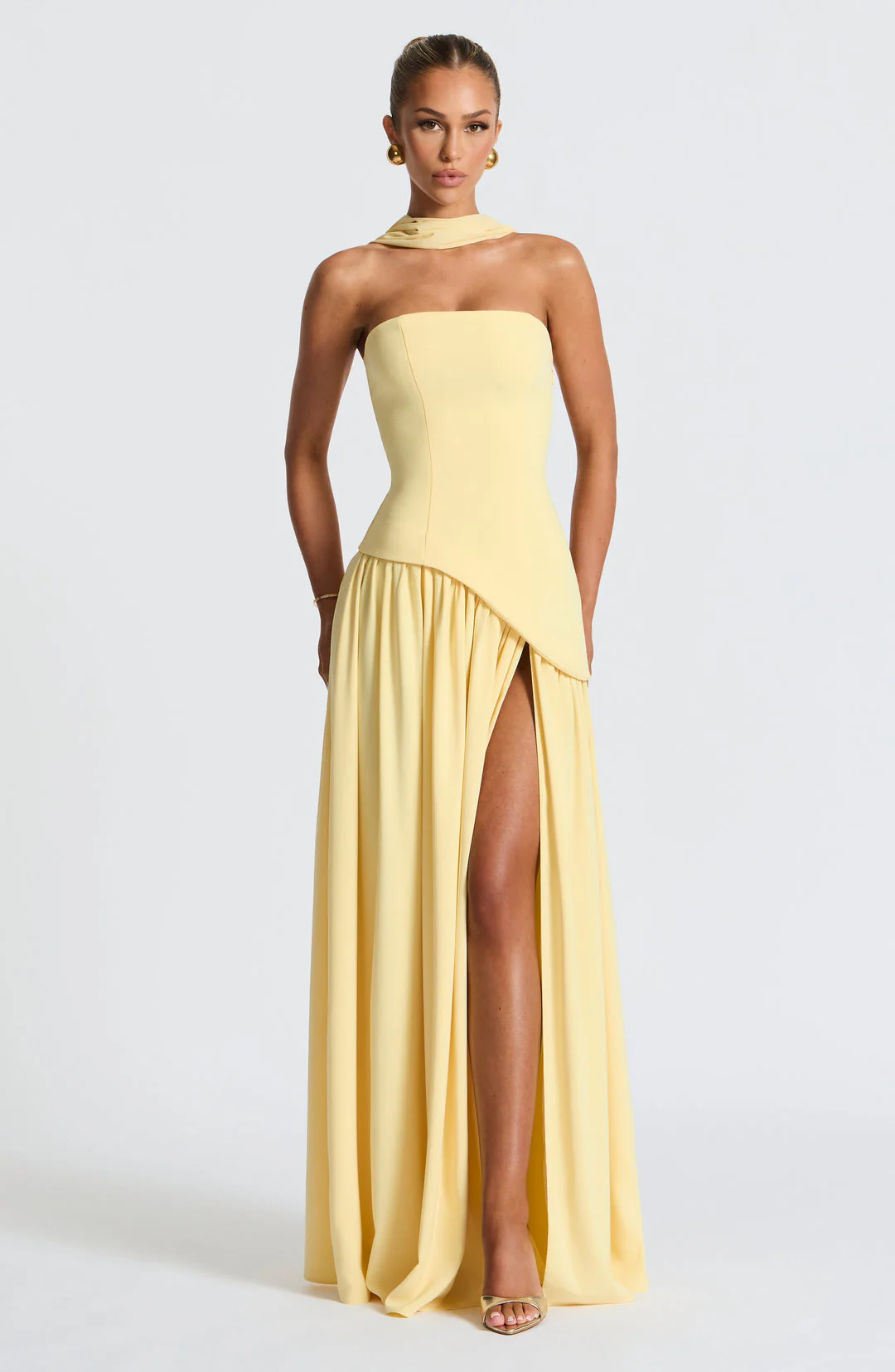 Adelia | Strapless Maxi Dresses, Autumn Wedding Guest Dresses, Formal Dresses for Women, Evening Party Dresses