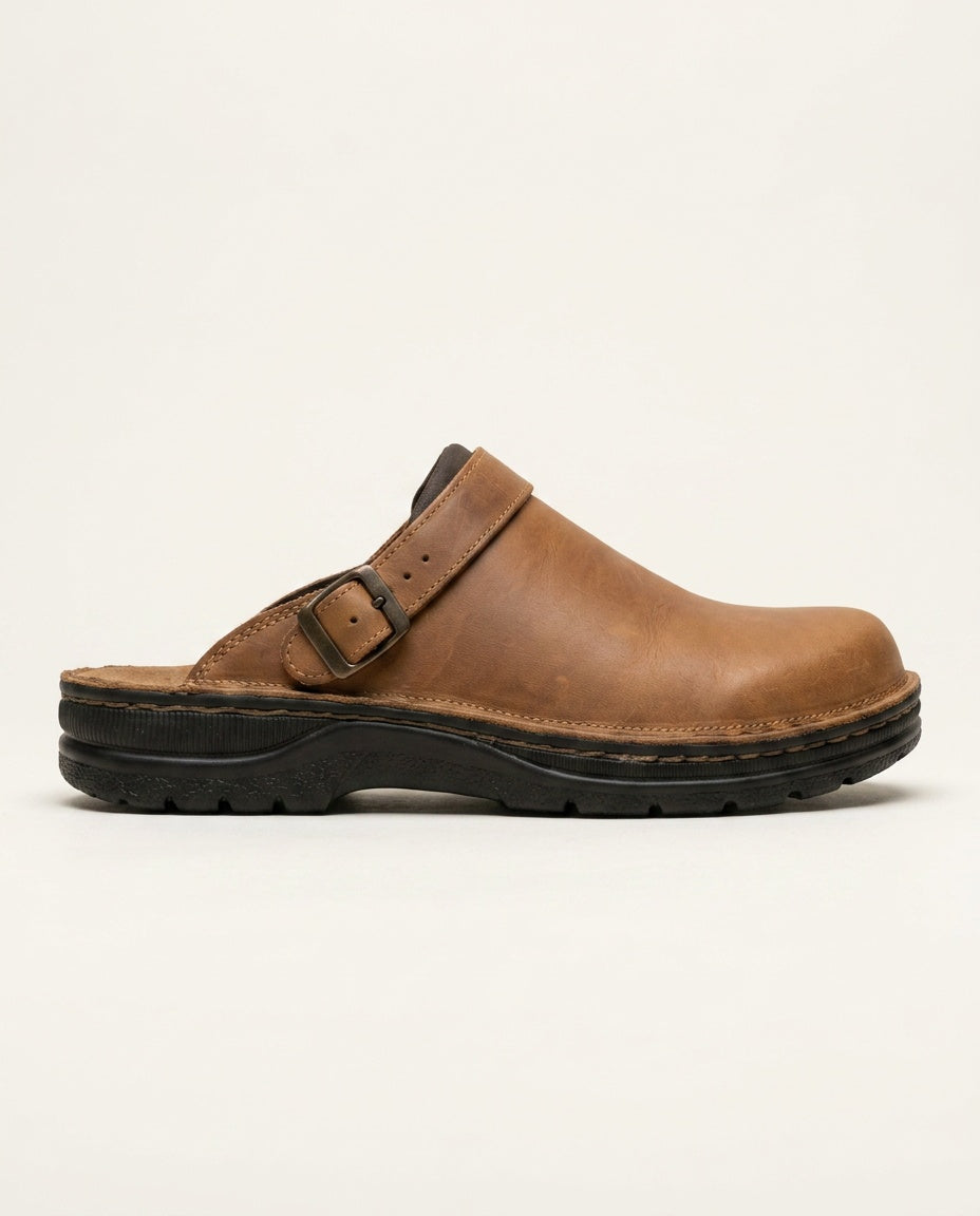 Margaux Clogs Leather Look Slip On