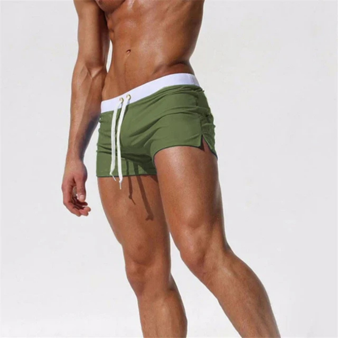 Modern Quick-Dry Swim Trunks for Men