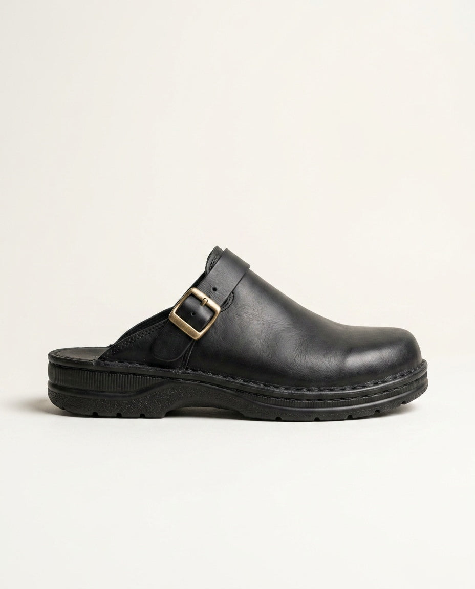 Margaux Clogs Leather Look Slip On
