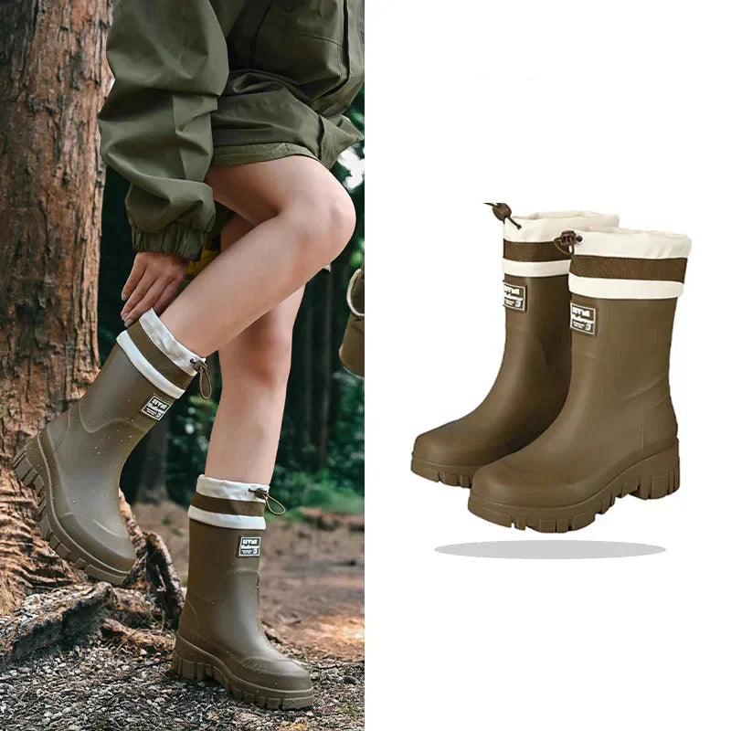 Clementine Rain Boots Waterproof Tall