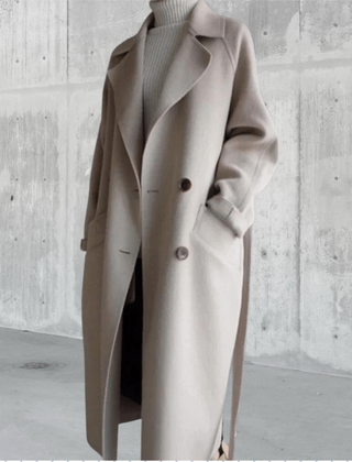 Evelina Longline Wool Coat