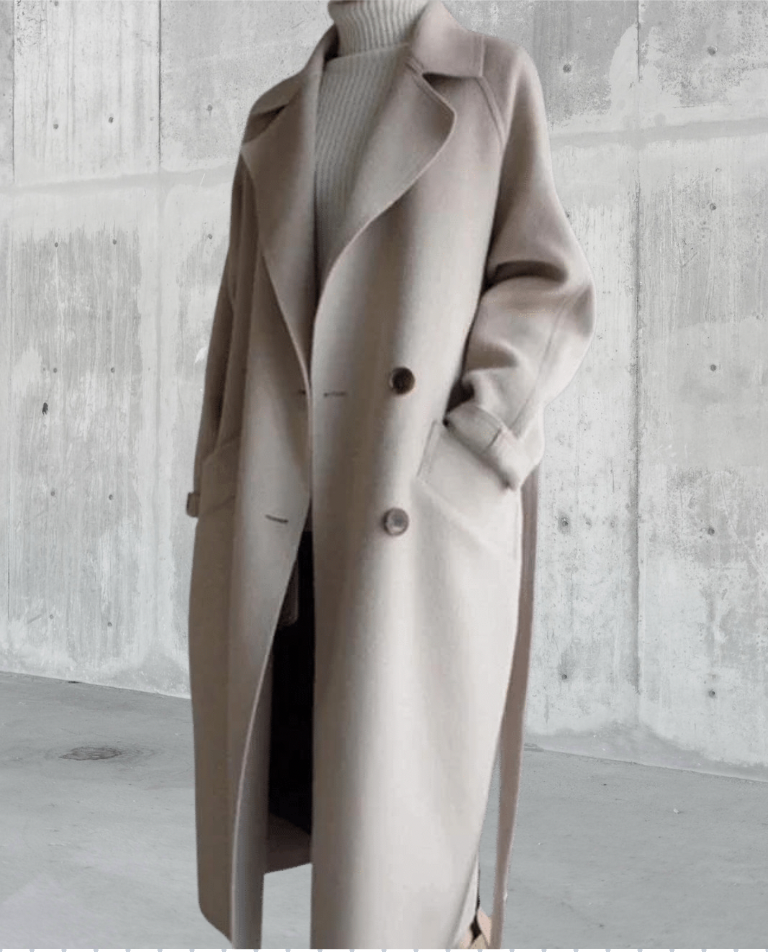 Evelina Longline Wool Coat