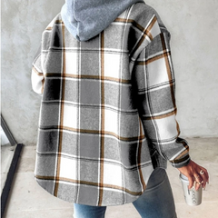 Nadia Hoodie Printed Soft Fleece